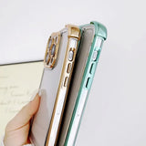 Transparent Soft TPU Clear Shockproof Case For iPhone