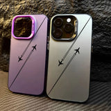 Travel-Inspired Airplane Route Design Case For iPhone