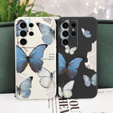 Vintage Butterfly Phone Case For Samsung