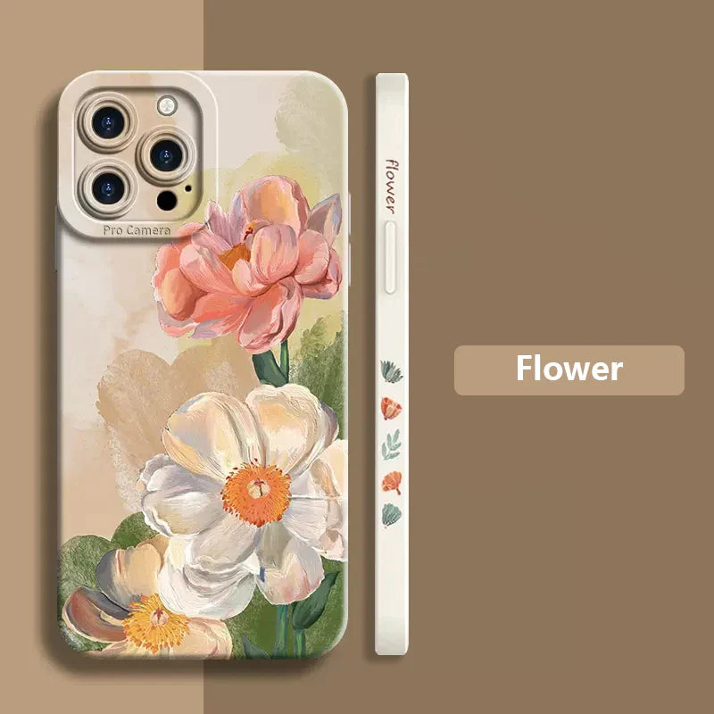 Watercolor Nice Flowers Phone Case For iPhone