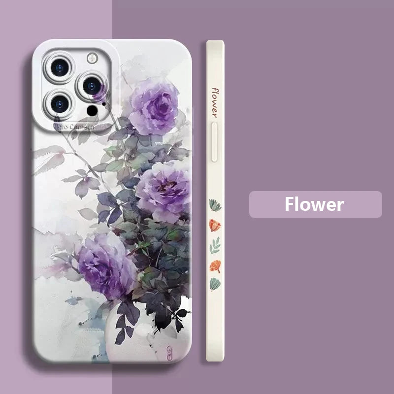 Watercolor Nice Flowers Phone Case For iPhone