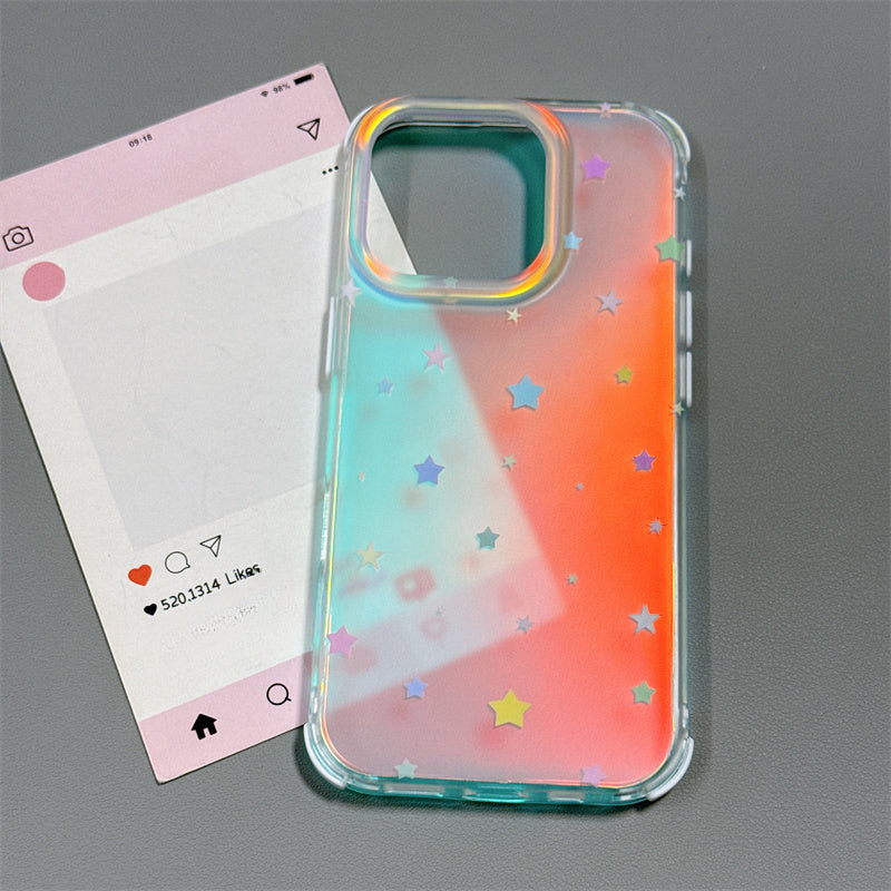 Star Four Corner Anti-fall Phone Case For iPhone