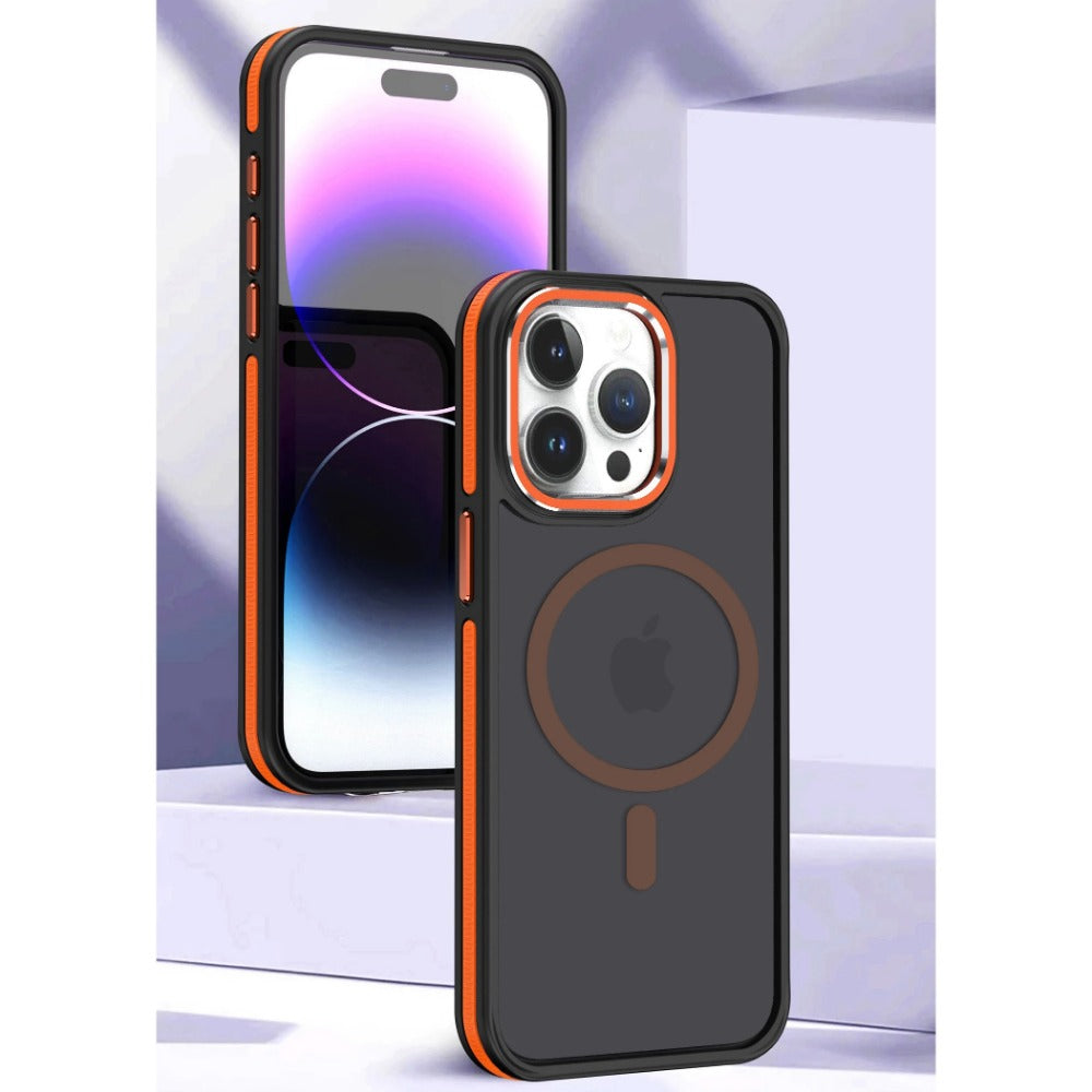 Luxury Magnetic Frosted Translucent Phone Case For iPhone