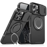 Heavy-duty Rugged Magnetic Ring Stand Case For iPhone