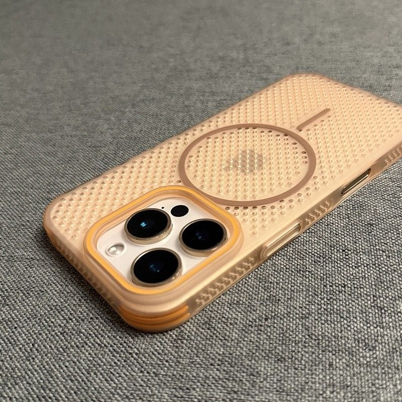 Mesh Magnetic Drop-Proof Phone Case For iPhone