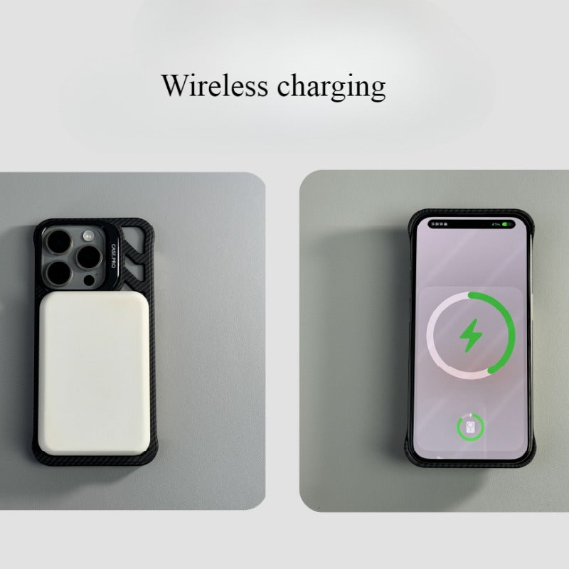 Ultra-thin Heat Dissipation Hidden Bracket Phone Case For iPhone