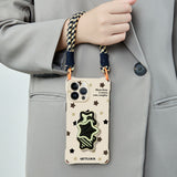 Star Four-corner Lanyard Phone Case For iPhone