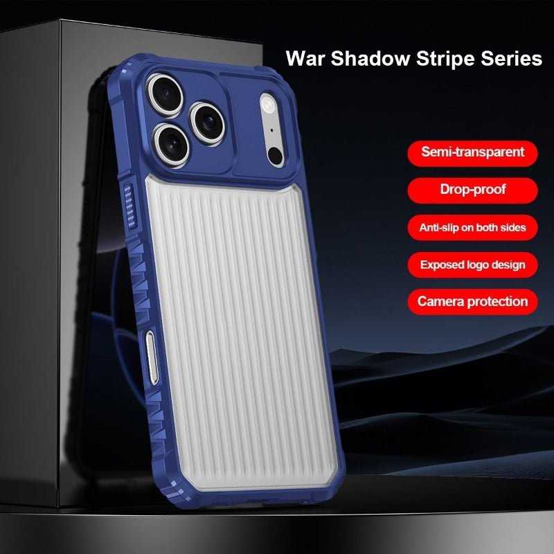 Vertical Striped Protective Phone Case For iPhone