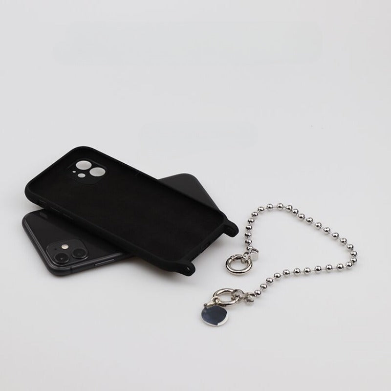 Metal Cross-Chain Phone Case For iPhone