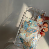 Butterfly Transparent Phone Case For iPhone