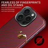 Texture Carbon Fiber Pattern Shockproof Skin Case For iPhone