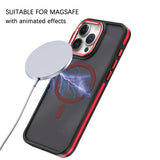 Luxury Magnetic Frosted Translucent Phone Case For iPhone