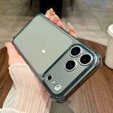 Camera Protection Silicone Neon Soft TPU Clear Case For iPhone
