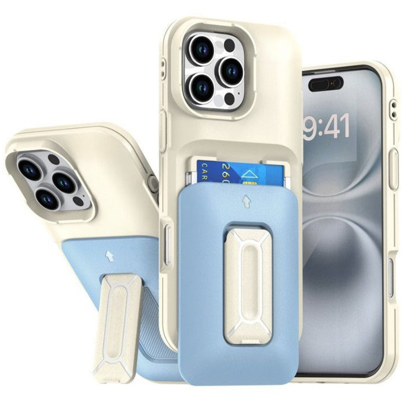 Card Slot I Phone Case with Holder For iPhone