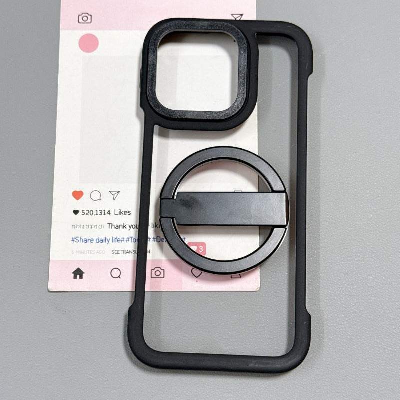 Simple Contrast Color Borderless Phone Case For iPhone