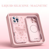 Butterfly Silicone Magnetic Phone Case For iPhone