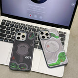 Circuit Board Technology Sense Magnetic Phone Case For iPhone