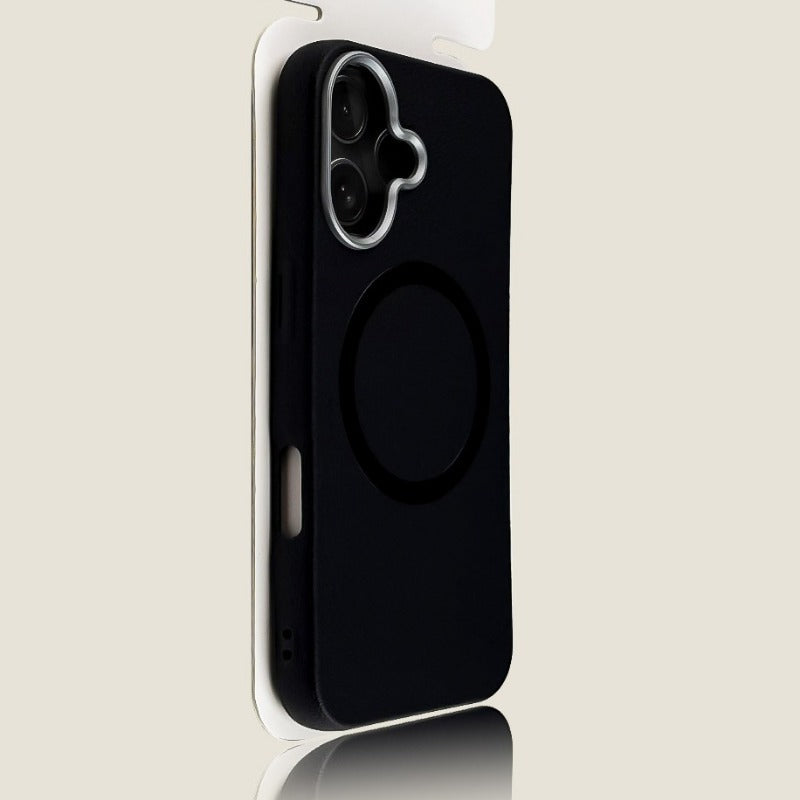 Leather Pattern Magnetic Drop-Proof Phone Case For iPhone