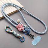 Flower-patterned Crossbody Multi-functional Neck Strap