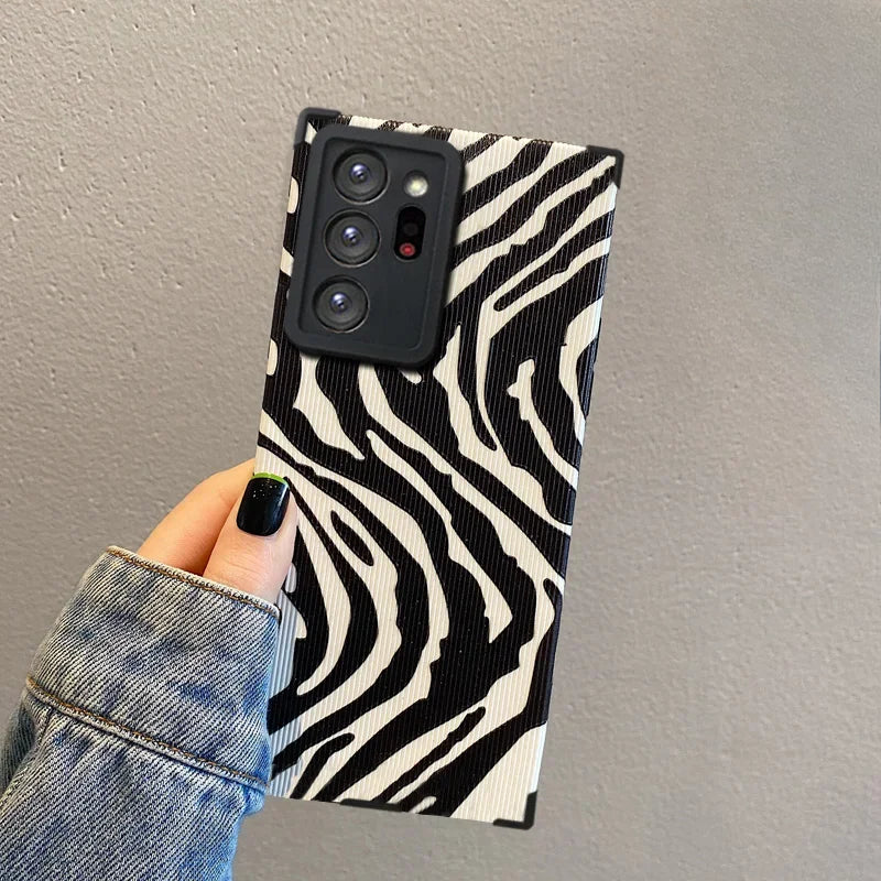 Zebra Pattern Phone Case For Samsung