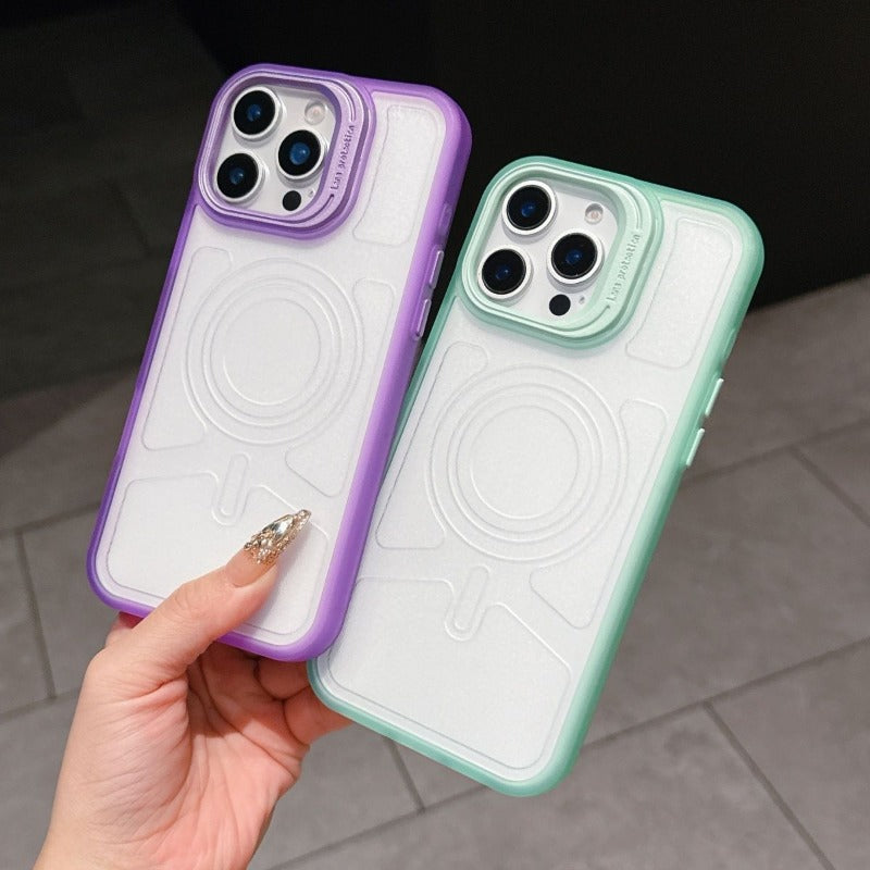 Solid Color Soft Transparent Phone Case For iPhone