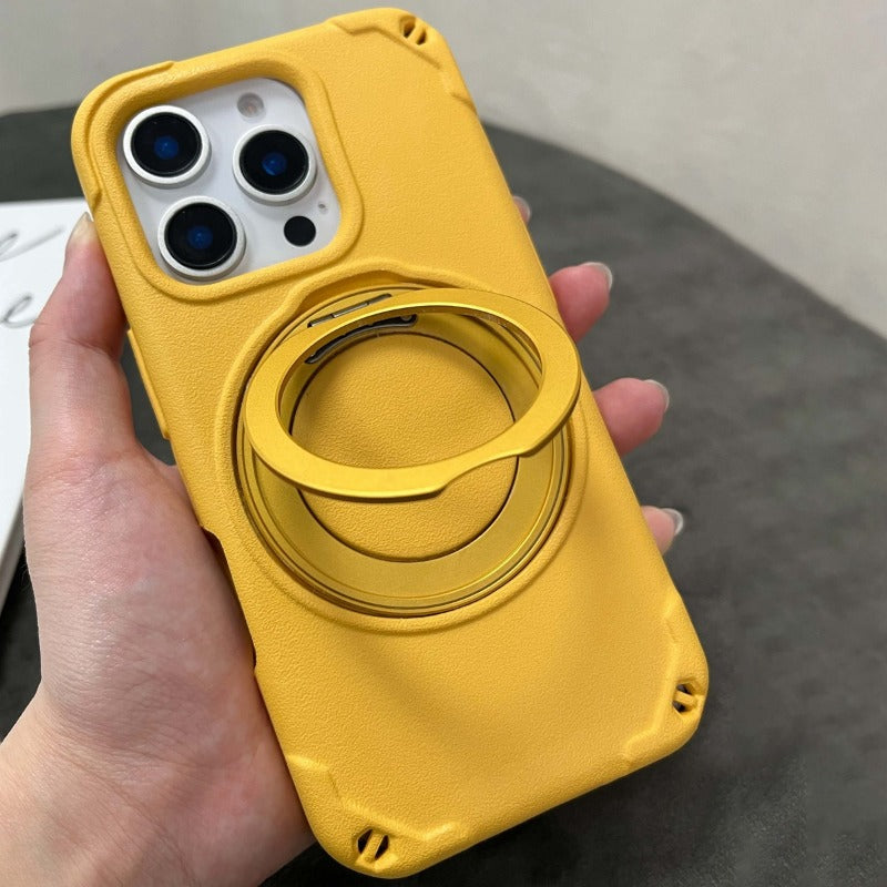 Thickened 360° Rotating Magnetic Bracket Phone Case For iPhone