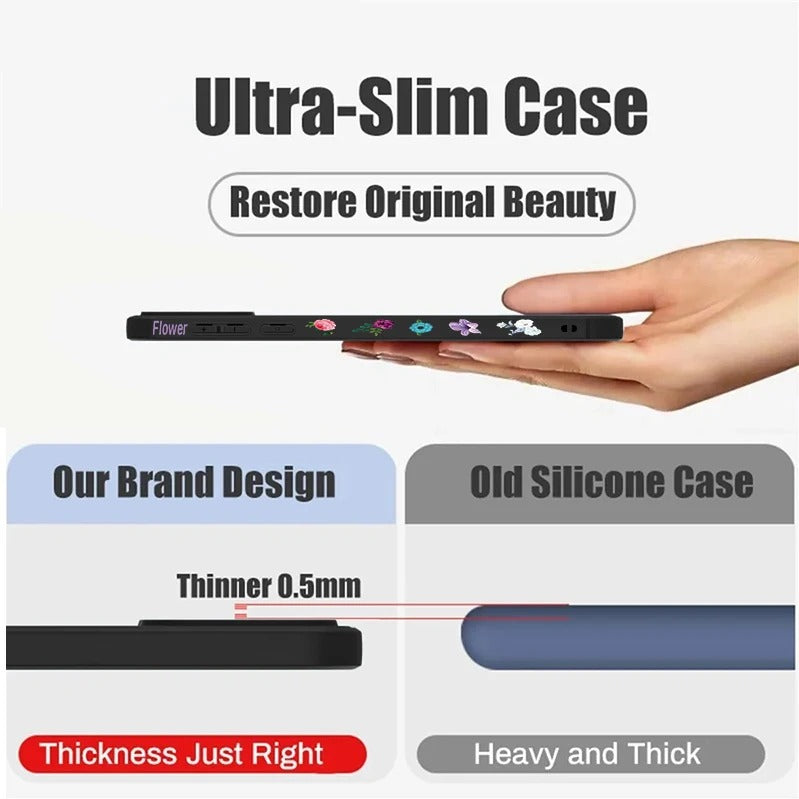 Flowers Soft TPU Phone Case For Samsung