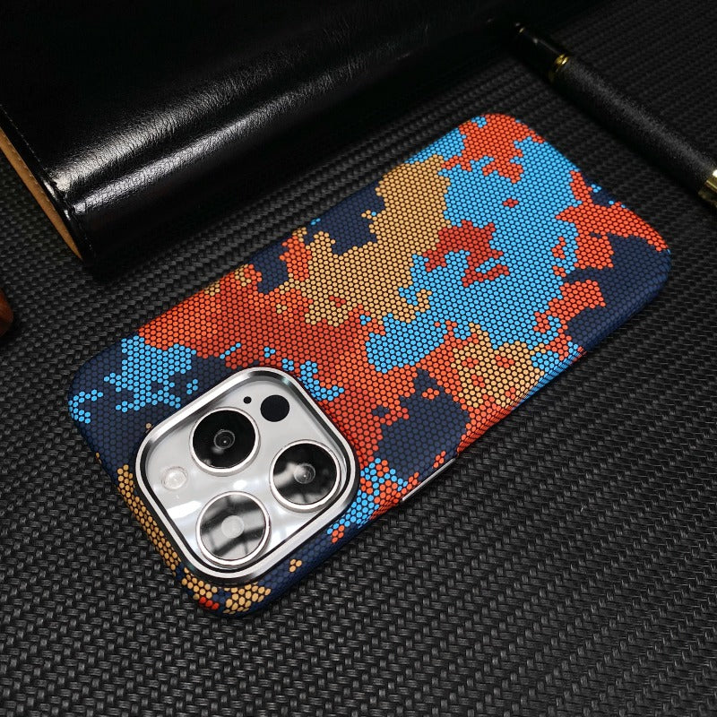 Metal Lens Magnetic Phone Case For iPhone