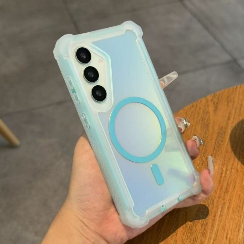 Airbag Laser 2-in-1 Magnetic Phone Case For Samsung
