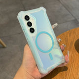 Airbag Laser 2-in-1 Magnetic Phone Case For Samsung