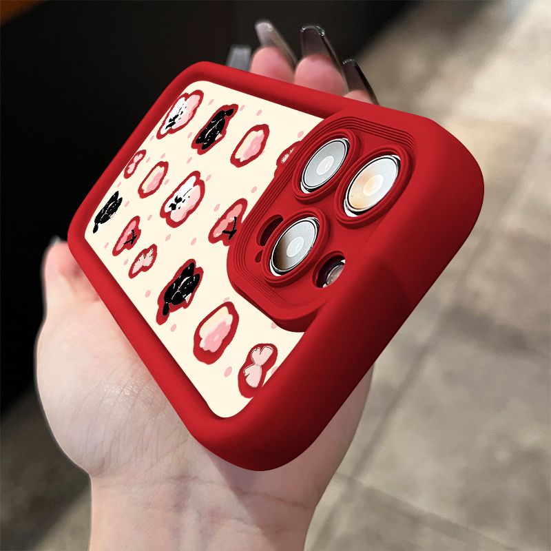 Cherry Puppy Phone Case For iPhone