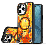 Lens Bracket Magnetic Phone Case For iPhone