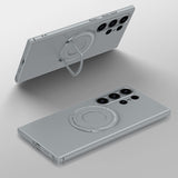 Frosted Magnetic Stand Case for Samsung