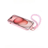 Pink Edge Polka Dot Anti-fall Mobile Phone Case For iPhone