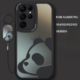 Full Cover Silicone Phone Case with Ring For Samsung