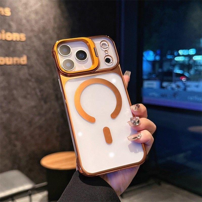 Electroplated Frameless Magnetic Phone Case For iPhone