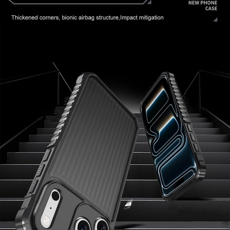 Vertical Striped Protective Phone Case For iPhone