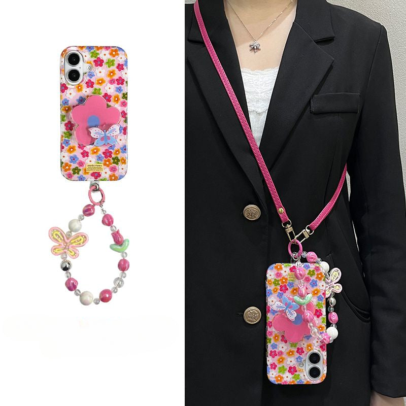 Flower Butterfly Phone Case For iPhone