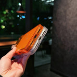 MagneticTranslucent Armor Shockproof Case For iPhone