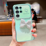 Rhinestone Bow Phone Case For Samsung