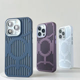 Heat Dissipation Magnetic Frosted Phone Case For iPhone