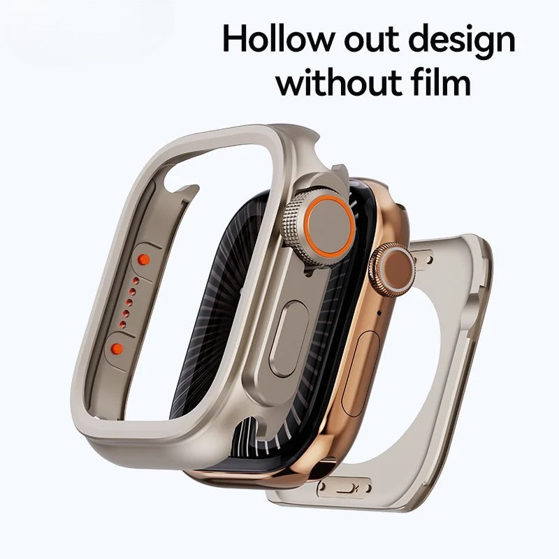 Metal Shell PC Back Cover For Apple Watch 49mm 46mm 45mm 44mm