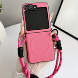 Simple Magnetic Phone Case For Samsung Z Flip 7 6 5 4 3