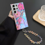 Oil painting flower phone case For Samsung
