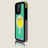 Contrast Color Magnetic Phone Case For iPhone