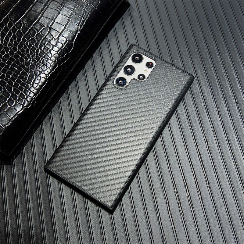 Frosted Leather Pattern Anti-fall Mobile Phone Case For Samsung