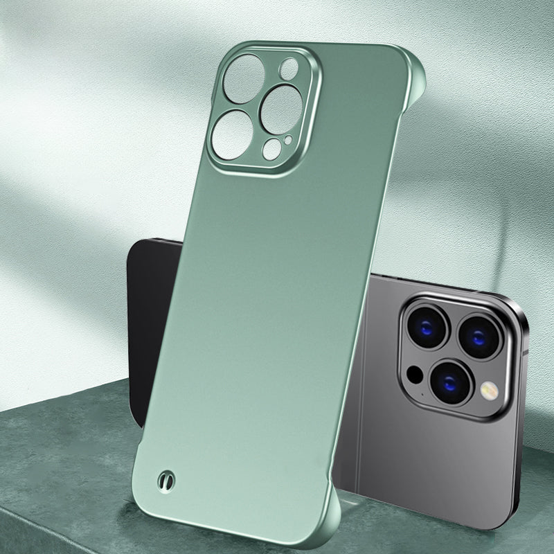 Ultra-thin Borderless Hard Drop-proof Mobile Phone Case For iPhone