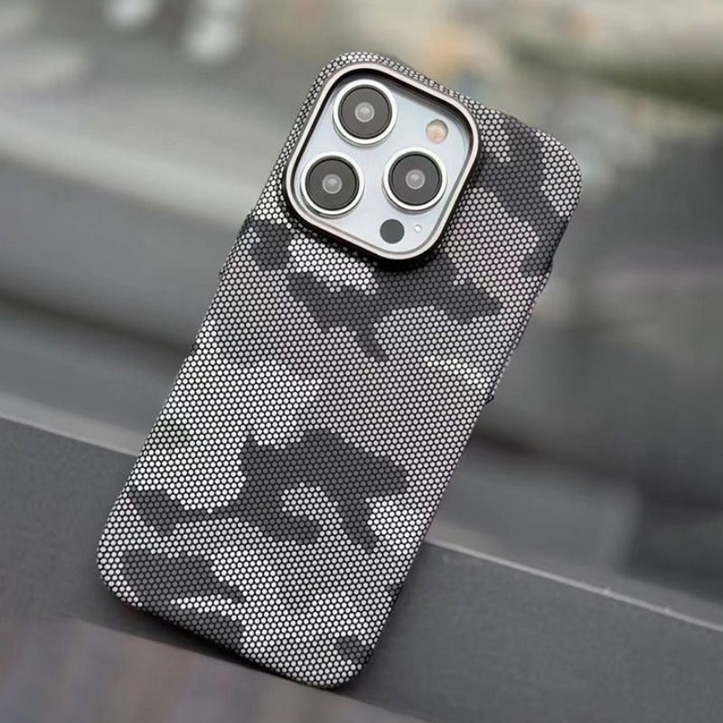 Metal Lens Magnetic Phone Case For iPhone