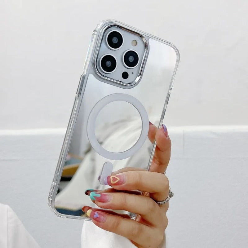 Make up Mirror Magnetic Case For iPhone