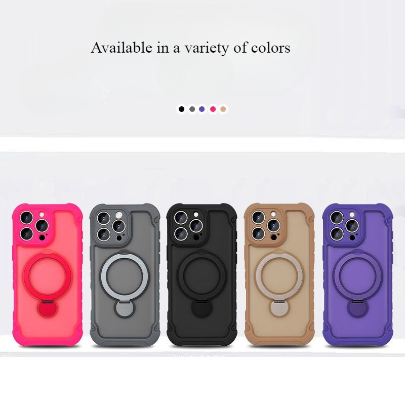 360° Rotating Bracket Magnetic Phone Case For iPhone